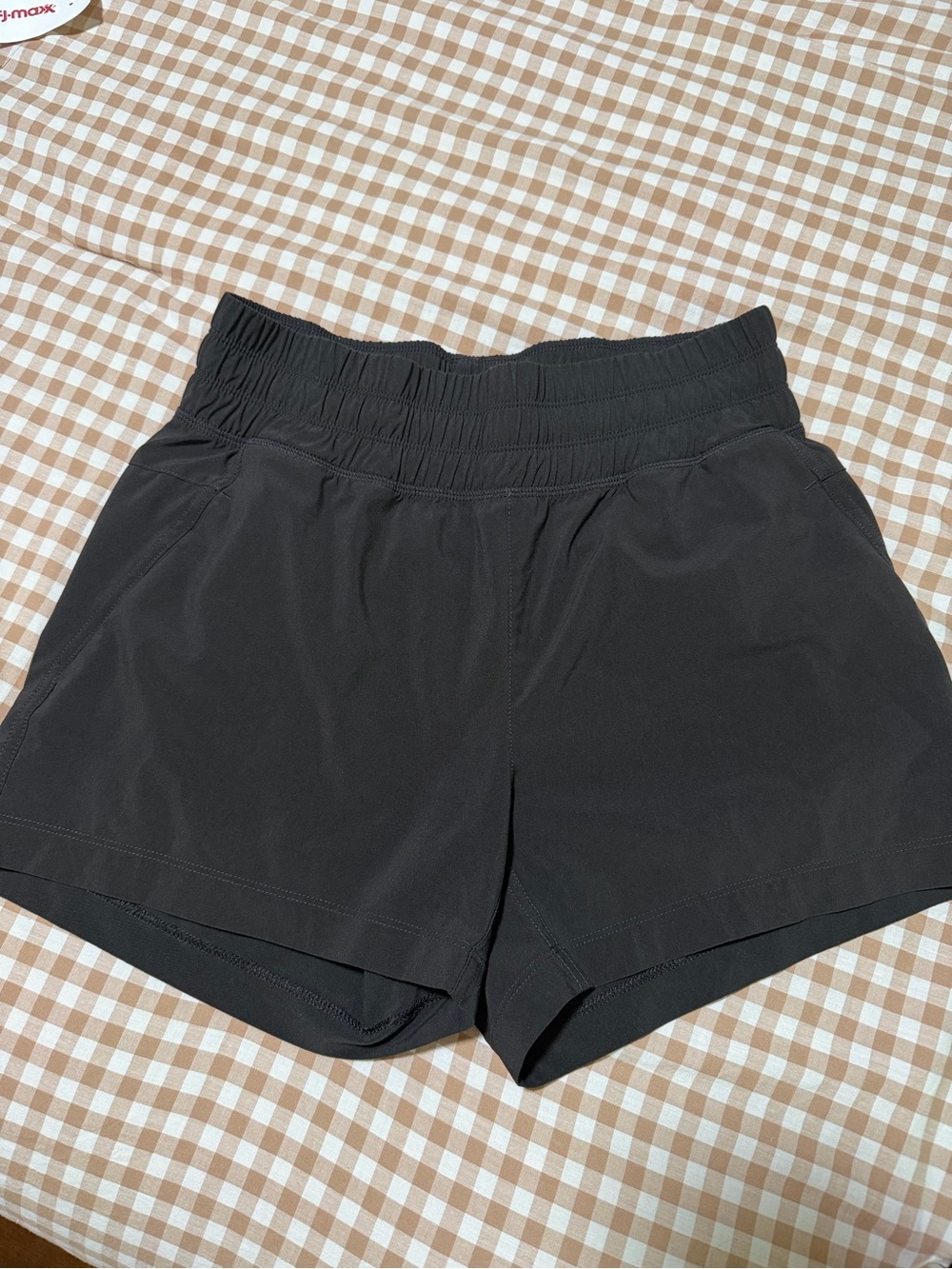 Free Fly Apparel Black Women's Athletic Shorts - Stretch Waistband